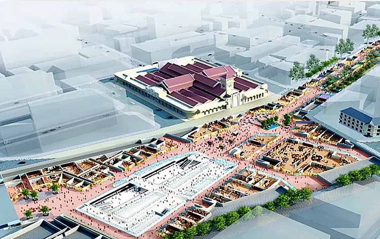 Ben Thanh underground trade center to be built in Ho Chi Minh City
