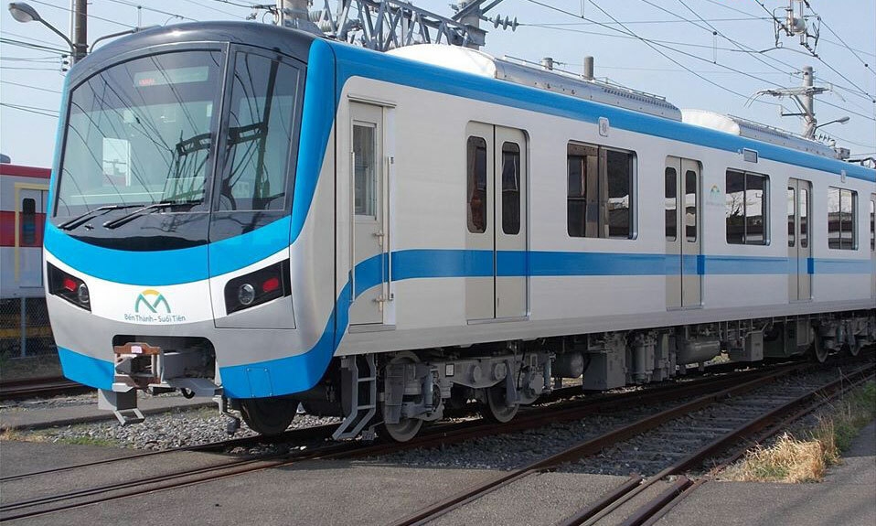 First look at HCMC metro train