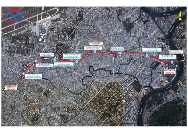 TP.HCM rục rịch xúc tiến tuyến metro số 5 gần 39.000 tỉ đồng
