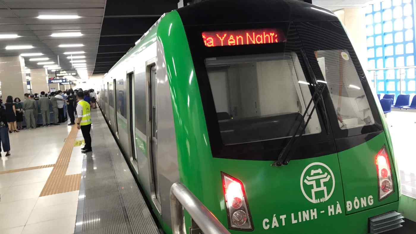 Vietnam's first urban railway enters service